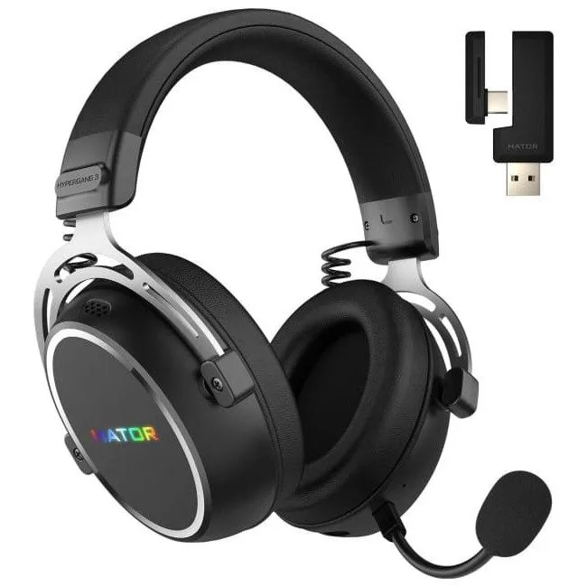 Hator Hypergang 3 Wireless ESH55 Hi-Res ANC czarne — image 1