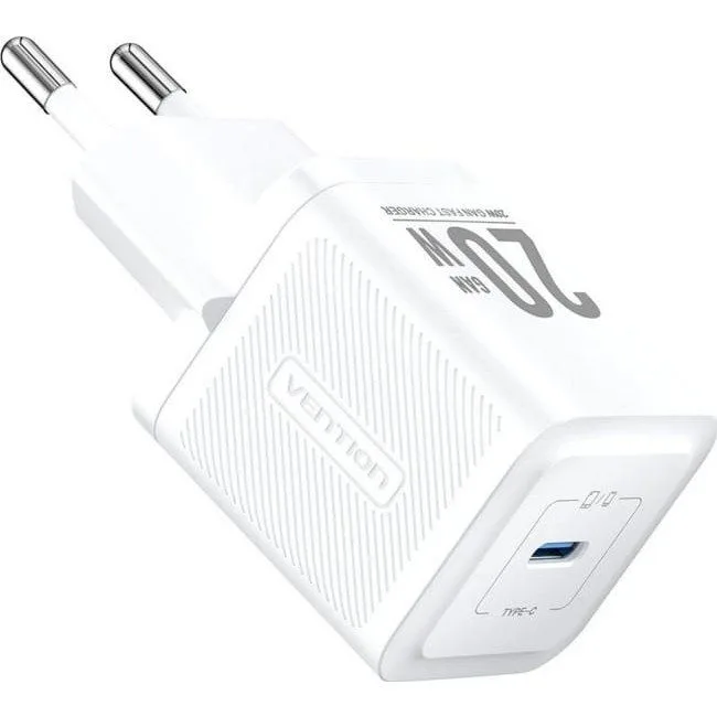 Vention USB-C 20W GaN biała — image 1
