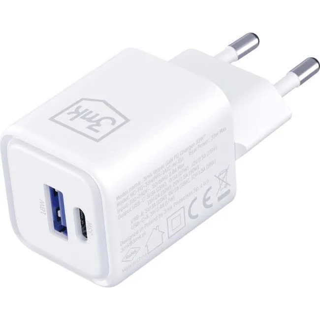 3mk Hyper Charger PD 33W GaN QC4+ biała — image 1