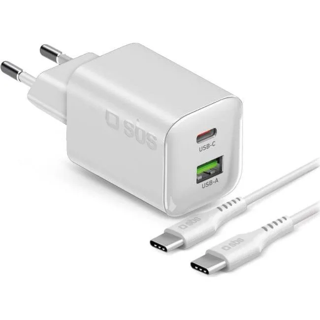 SBS 45W 1c + 1a biały + kabel cc 1.5 metra biały — image 1
