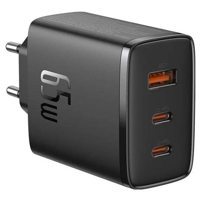 Baseus OS-Cube Pro 2xUSB-C + USB, 65W (czarna) — image 1