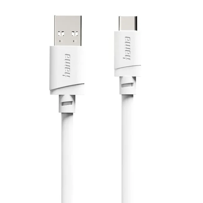 Hama USB-A - USB-C, 2m, biały — image 1