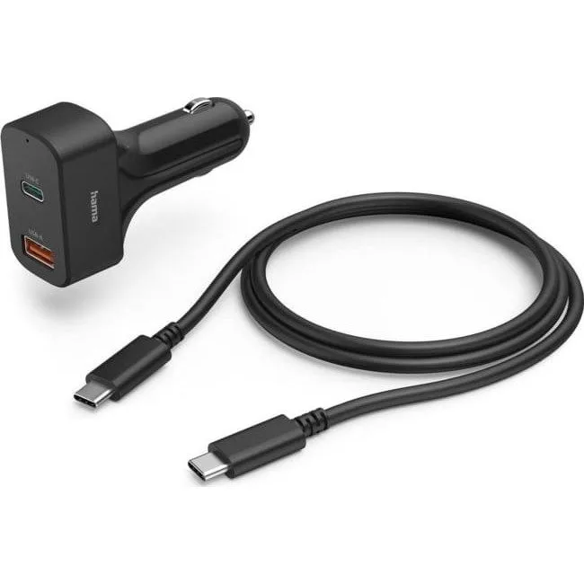 Hama zasilacz samochodowy do notebooka USB-C 65W — image 1