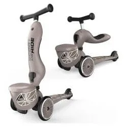 Scoot & Ride Highwaykick 1 Lifestyle 2w1 Brown Lines 96605 — image 1