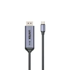 Unitek Dwukierunkowy kabel USB-C - DisplayPort 16K | 80Gbps | HDR | 1.8m
