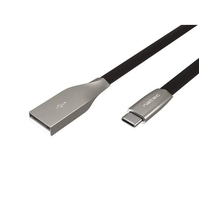 Natec Prati USB-C->USB-A 1.0m czarny — image 1