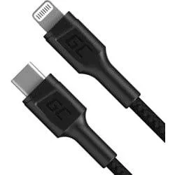 Green Cell USB-C - lightning 1.0m czarny — image 1