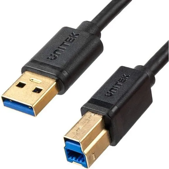 Unitek kabel do drukarki USB-A, USB 3.0, 5 Gbps 2m — image 1