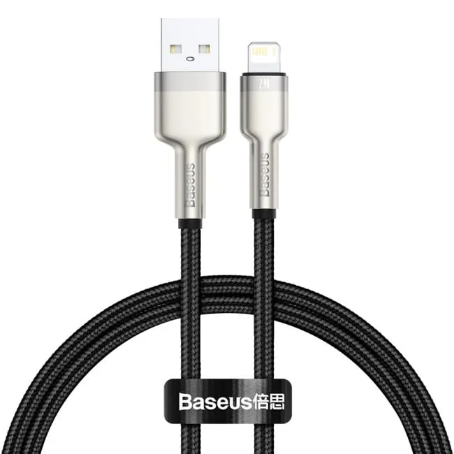 Baseus lightning - USB-A Cafule, 2.4A, 1m (czarny) — image 1