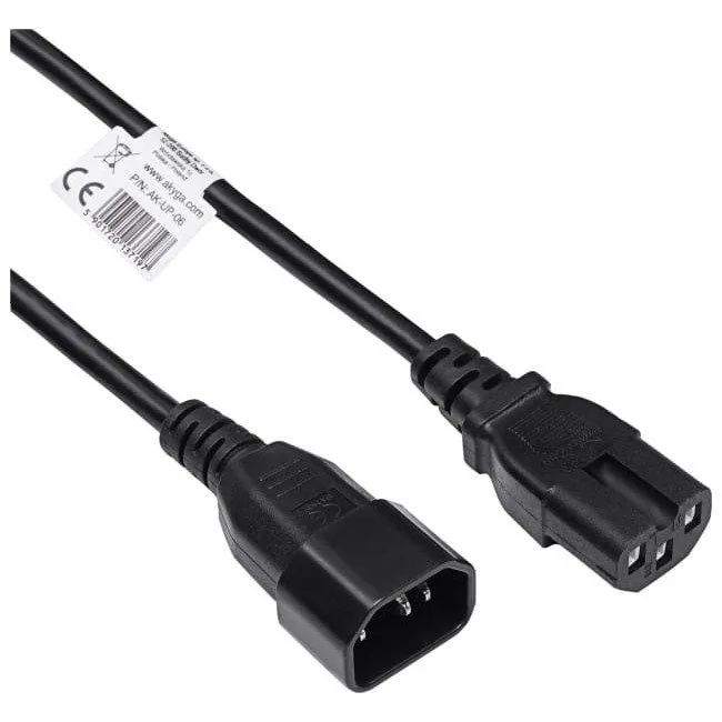 Akyga AK-UP-06 CU IEC C14 / C15 1.8 m — image 1
