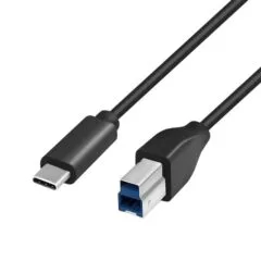 LogiLink USB 3.2 | USB-C do USB-B 2m czarny