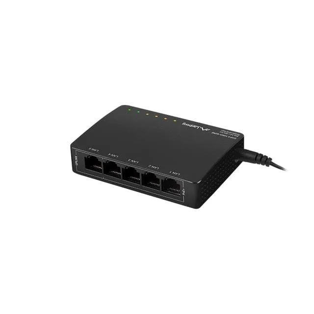 Lanberg switch 5x 1Gb/s PoE+ niezarządzalny — image 1