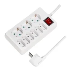 LogiLink 9 gniazd 1.5m biała
