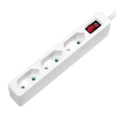 LogiLink 3 gniazda 1.5m biała LPS230