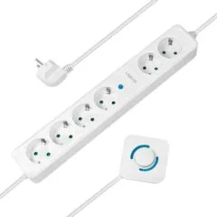 LogiLink 6 gniazd 1.5m biała LPS271