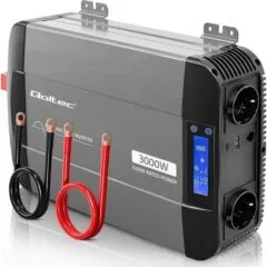 Qoltec Pure Sine Wave | 12V na 230V | 1500/3000W