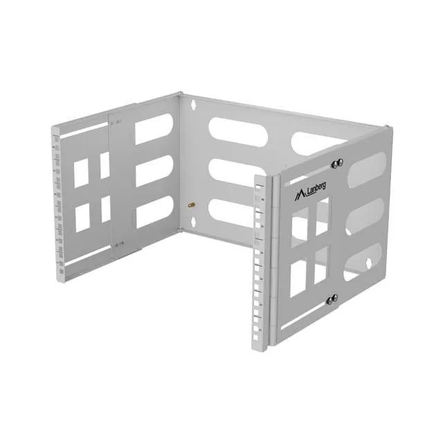Lanberg uchwyt ścienny rack 19" 6U szary — image 1