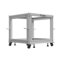 Lanberg Open Rack 9U 600x600-1100 regulowany szary
