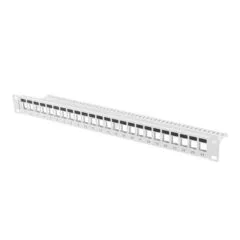 Lanberg Patch Panel pusty 24 port 1U 19" do modułów Keystone szary