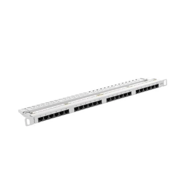 Lanberg Patch Panel 24 port 0.5U 19" kat.6 UTP szary — image 1