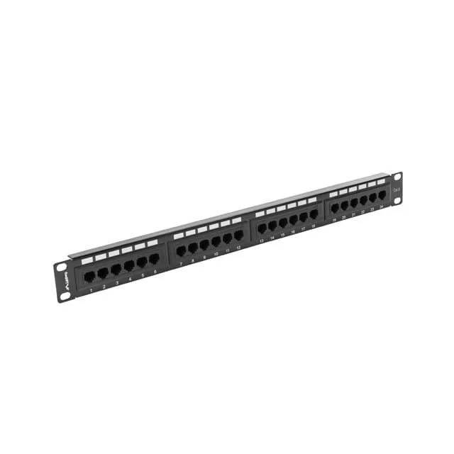 Lanberg Patch Panel 24 port 1U 19" kat.6 UTP czarny — image 1
