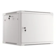 Lanberg szafa rack wisząca 19" 9U 600X600 szara drzwi metalowe