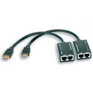Techly 301153 Extender HDMI po skrętce UTP Cat5e/Cat6 RJ45, do 30m — image 1