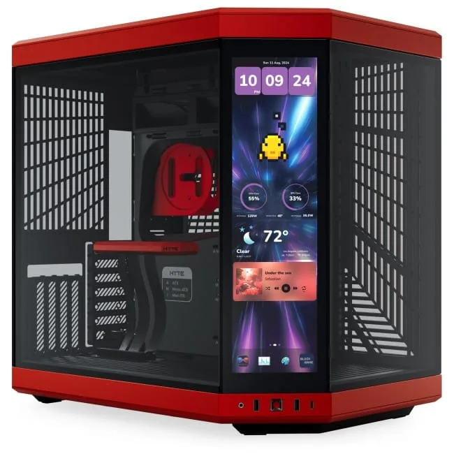 Hyte Y70 Midi Tower Touch Infinite - czarny / czerwony — image 1