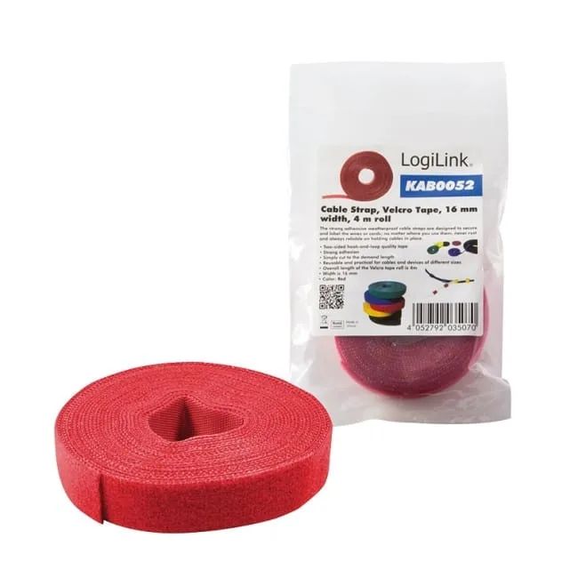 LogiLink rzep czerwony — image 1