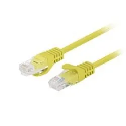Lanberg 10-Pack Patchcord kat.5e UTP 2m żółty Fluke Passed — image 1