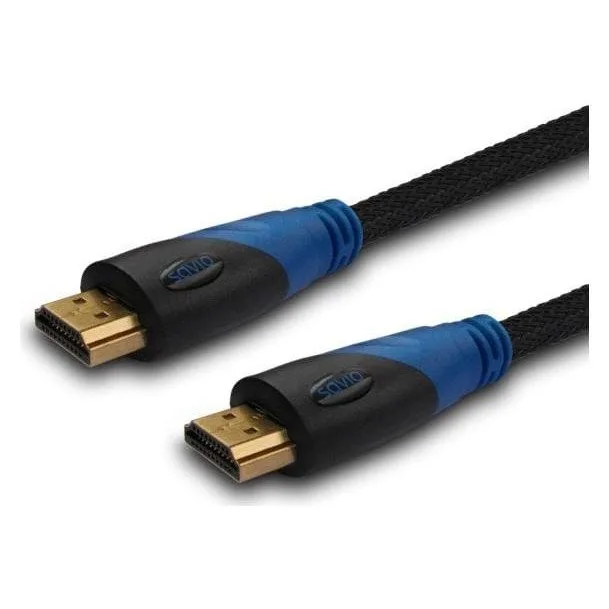 SAVIO CL-48 HDMI, 2m, oplot nylonowy — image 1