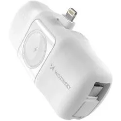 Wozinsky WF16-YLS z ładowarką do Apple Watch 5000 mAh Lightning USB-C 15W biały — image 1