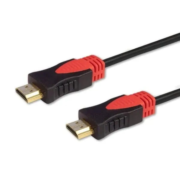 Savio HDMI (M) v2.0 | 5m | miedź | czarny | złote końcówki | ethernet/3D | CL-113 — image 1