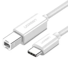 Ugreen US241 USB 2.0 C-B do drukarki 1.5m biały