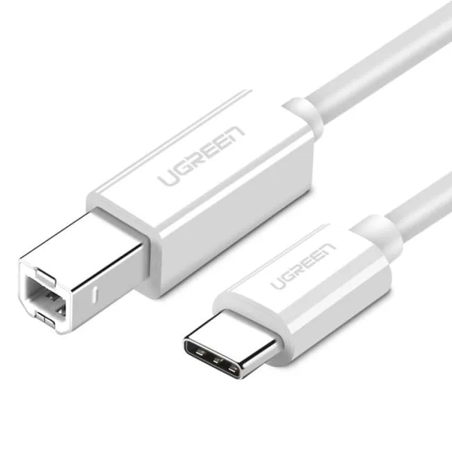 Ugreen US241 USB 2.0 C-B do drukarki 1.5m biały — image 1