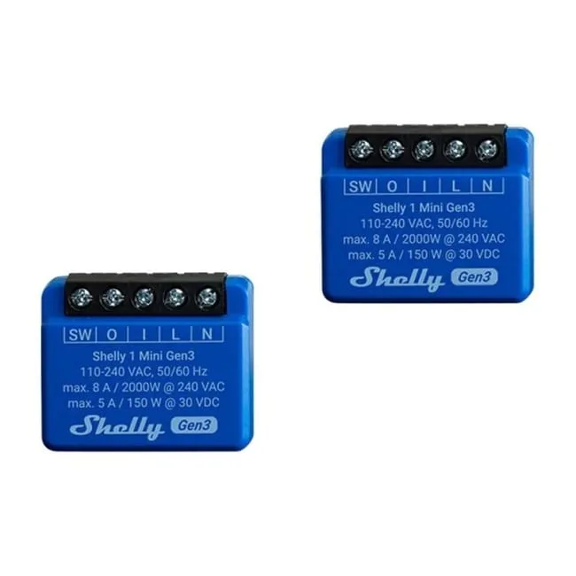 Shelly 1 Mini Gen3 WiFi/Bluetooth — image 1
