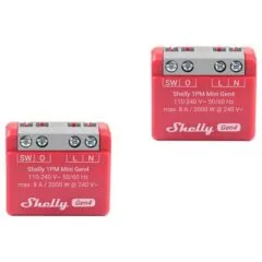 Shelly 1PM Mini Gen4 (2 szt.)