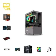 Custom Gaming PC - Ryzen 5 5500, RTX 5060, 16GB DDR4, 1TB NVMe