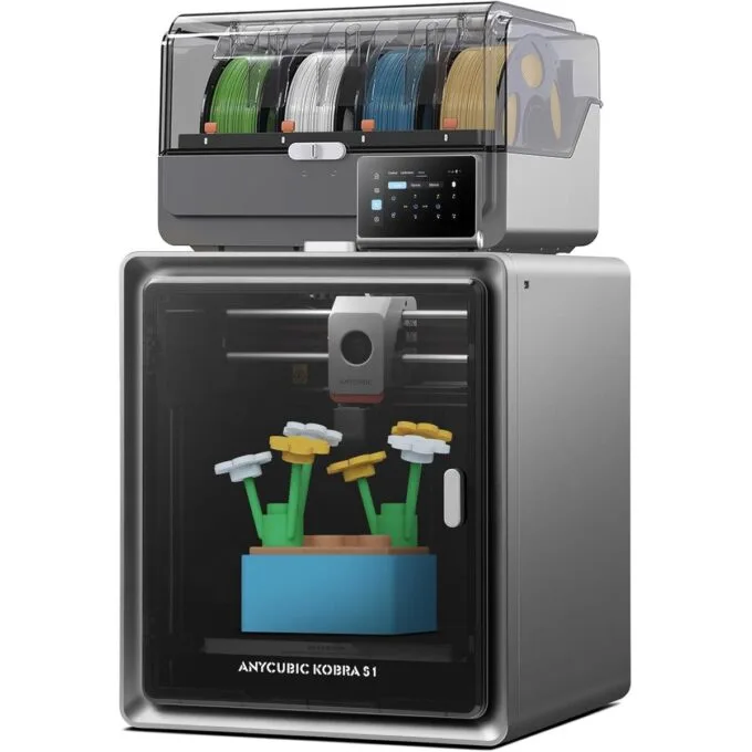 Anycubic 3D Printer Kobra S1 Max Combo Multicolor With Ace 2 Pro Filament Box with Drying Capability — image 1