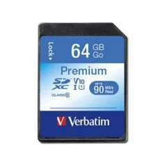 CARD 64GB Verbatim XC Premium Class 10 retail