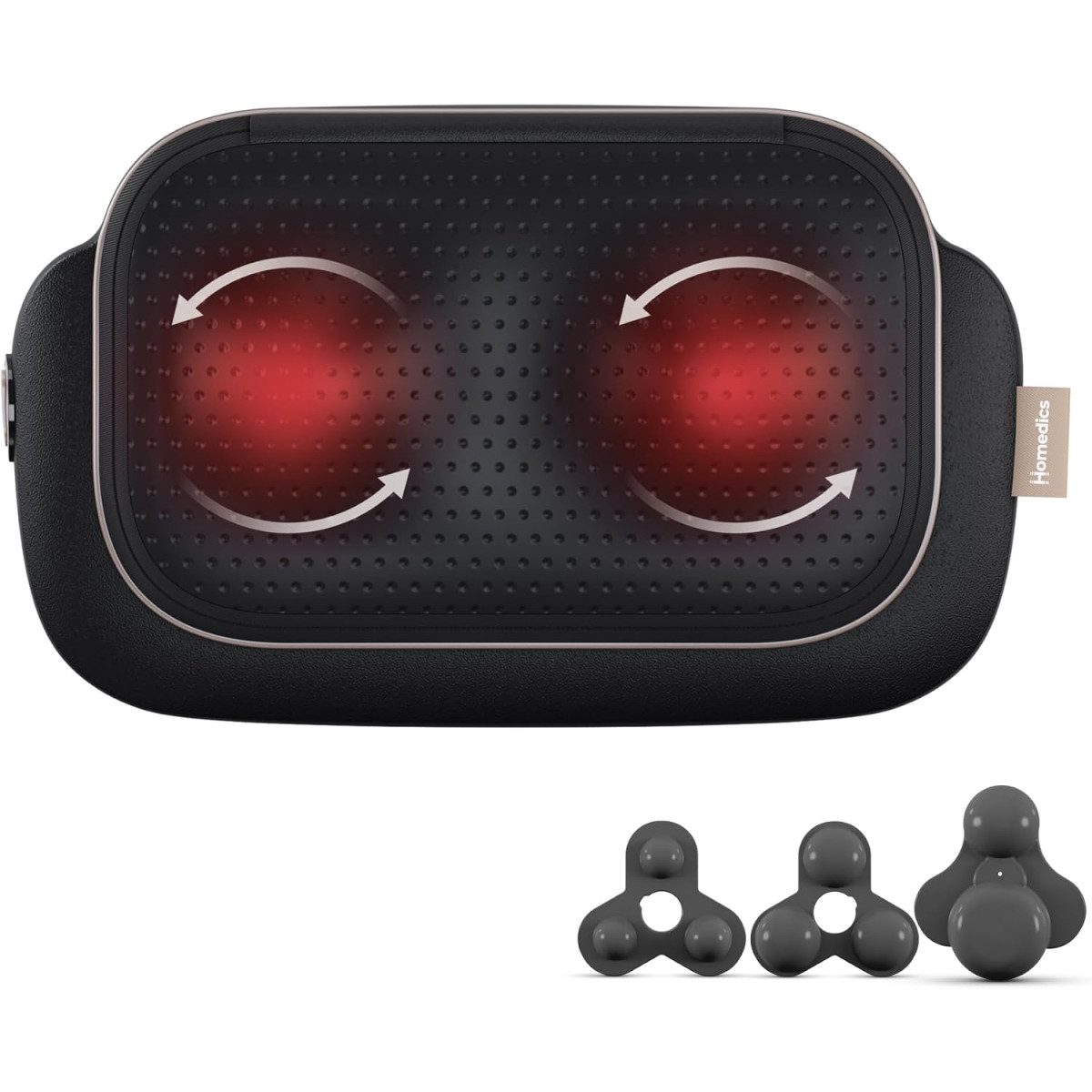 Homedics Massage Pillow Shiatsu, Heat, Gel & Rechargeable MODMASSAGE SP-1400H