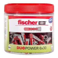 fischer DuoPower 6x30 Dose Universaldübel-Sortiment 6 x 30 mm, 200 Stück
