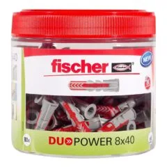 fischer DuoPower 8x40 Dose Universaldübel-Sortiment 8 x 40 mm, 80 Stück