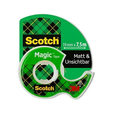 Scotch Magic Abroller 19mmx7,5m transp. matt 8-1975D — image 1