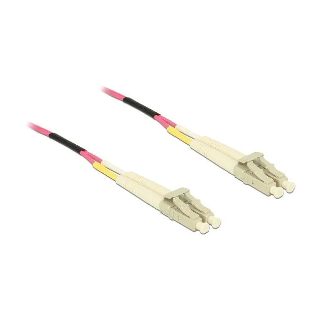 LWL Kabel LC Duplex zu LC Duplex Multimode OM4 75 m — image 1
