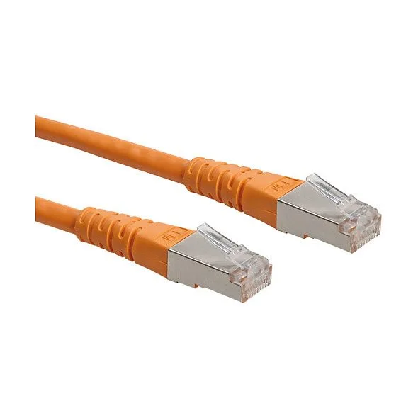 ROLINE Patchkabel Kat.6 Class E S/FTP PiMF orange 10m — image 1