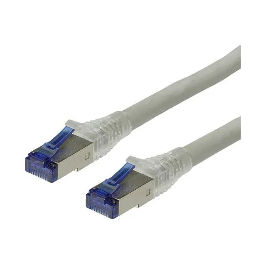 ROLINE Patchkabel Kat.6A Class EA S/FTP PiMF Massivdraht LSOH grau 20m — image 1