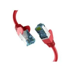 EFB RJ45 Patchkabel mit Cat7 Rohkabel 30.00m rot