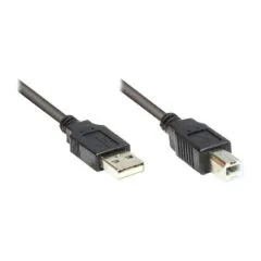 Good Connections USB2.0 Kabel A-B schw. 1m