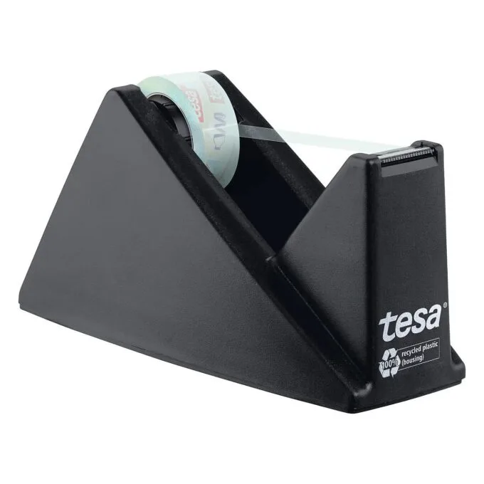 Tesa Klebefilm eco&crystal 19mm x 10m mit Abroller — image 1